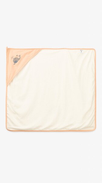 Купити Рушник Unisex з кутком для малюка Ramel 319 80 х 90 см Персиковий Артикул: 2000999332180 Фото №1