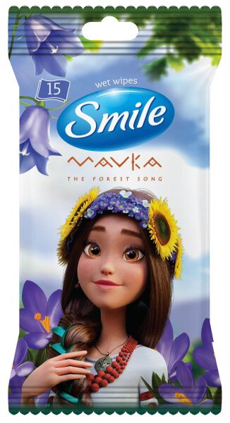 Серветка волога SMILE 42139170 &quot;MAVKA&quot; MIX 15 шт. (4823071658903A)
