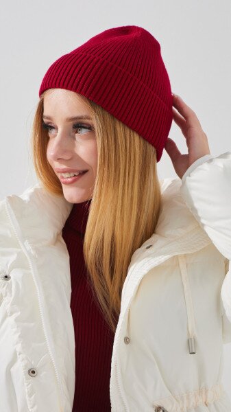 Купить Шапка детская унисекс LAWA KBA02301 One Size Бордовый Артикул: 2888000018373 Фото №2