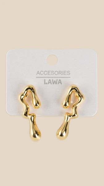 Купити Сережки жіночі Краплі "База" LAWA WTJ02623 Золотий Артикул: 2000999550676 Фото №2