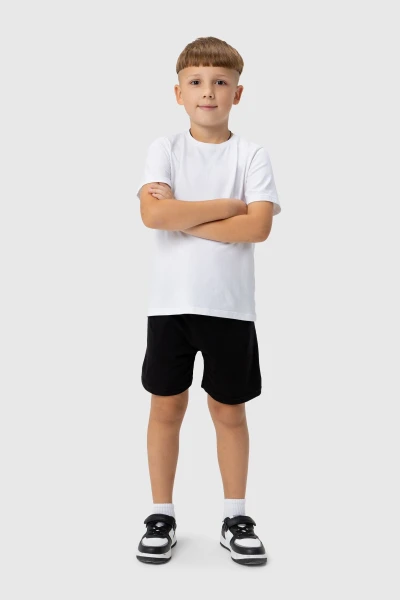 Купити Шорти спортивні однотонні для хлопчика Happy Kids 69 122 см Чорний (2000990003393S) Артикул: 2000990003393 Фото №4