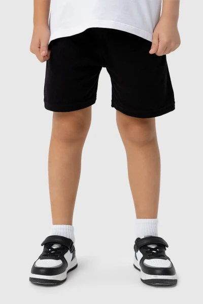 Купити Шорти спортивні однотонні для хлопчика Happy Kids 69 122 см Чорний (2000990003393S) Артикул: 2000990003393 Фото №1