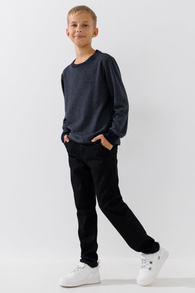 Купить Штаны для мальчика By Kids 1711 140 см Черный Артикул: 2000990816979 Фото №3