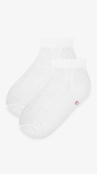 Купити Шкарпетки для дівчинки ADN Kids 1307 80-92 см Білий Артикул: 2000999220432 Фото №2