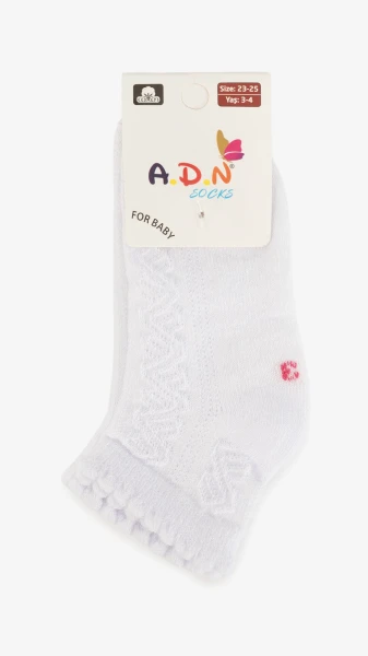 Купити Шкарпетки для дівчинки ADN Kids 1307 80-92 см Білий Артикул: 2000999220432 Фото №4