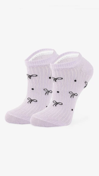 Шкарпетки для дівчинки Premier Socks Бантики 16-18 Бузковий