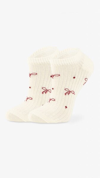 Шкарпетки для дівчинки Premier Socks Бантики 16-18 Молочний