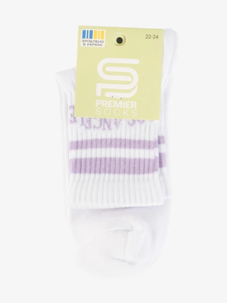 Купити Шкарпетки для дівчинки PremierSocks 16Д-1ВР 22-24 Білий Артикул: 4820203396924 Фото №4