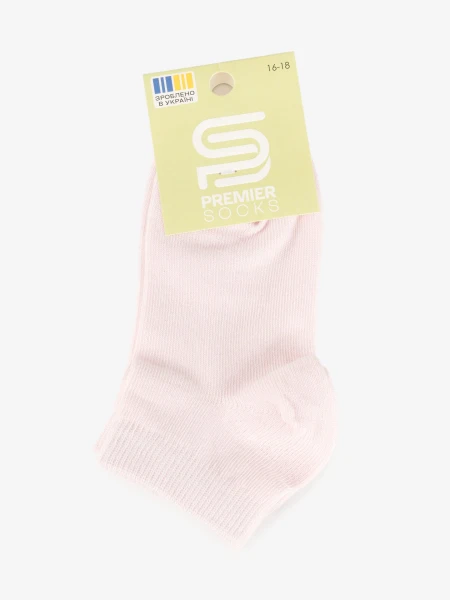 Купити Шкарпетки короткі для дівчинки PremierSocks 16Д-3 16-18 Світло-рожевий Артикул: 4820203396955 Фото №3