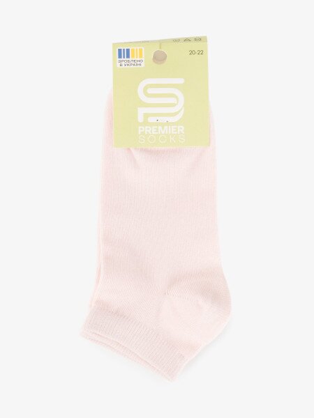 Купить Носки короткие для девочки PremierSocks 16Д-3 20-22 Светло-розовый Артикул: 4820203396979 Фото №3