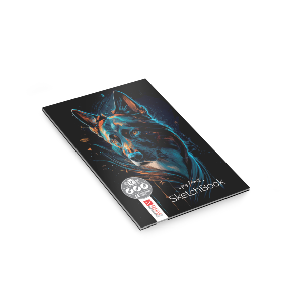 Скетчбук Пес графіті 1B3021 12 арк. (4402647039997)(SC)