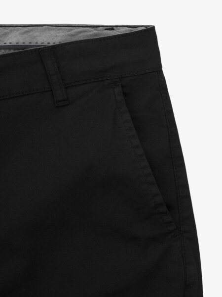 Купить Шорты однотонные мужские GENUA G01224-0019 S Черный Артикул: 2000999640322 Фото №2
