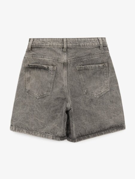 Купить Шорты однотонные женские GENUA G01139-0005 S Серый Артикул: 2000999508271 Фото №3