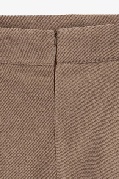 Купить Юбка однотонная женская On me 2406-K 2XL Коричневый Артикул: 2000990437037 Фото №4