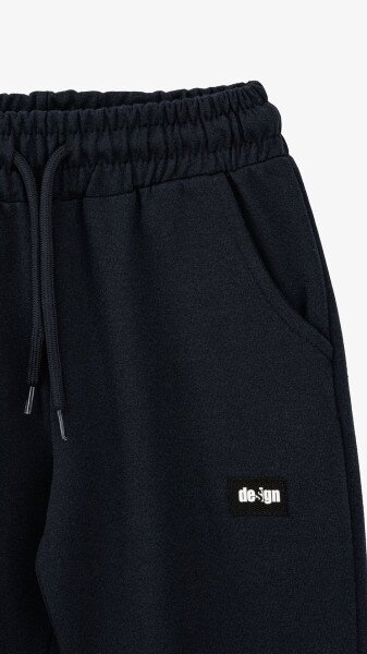 Купить Спортивные брюки однотонные для мальчика Deniz 1725 92 см Темно-синий Артикул: 2000999313769 Фото №2