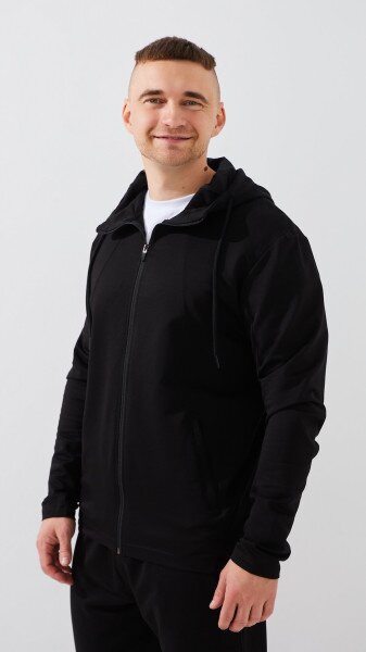 Купить Спортивный костюм мужской GENUA G01208-0002 S Черный Артикул: 2000999469466 Фото №3