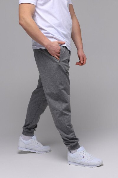 Спортивные штаны мужские прямые Tommy life 84679-B 48 Серый (2000989488699D)