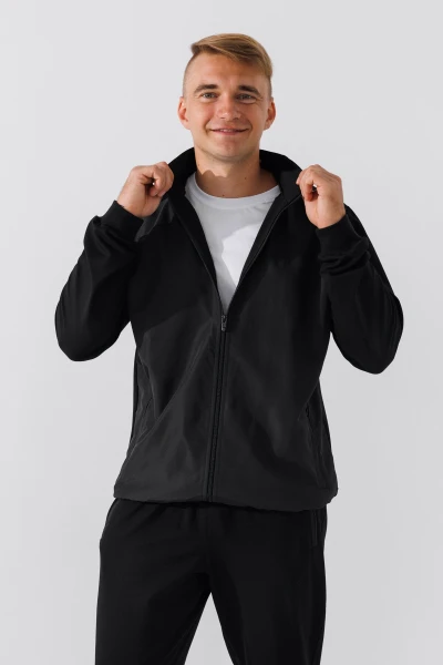Купити Спортивний костюм чоловічий Escetic TK0022 2XL Чорний (2000990625915D) Артикул: 2000990625915 Фото №3