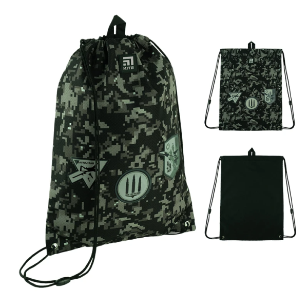 Сумка для формы и обуви для мальчика Kite K24-600M-12 Хаки (4063276106834A)(SC)