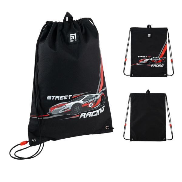 Сумка для форми та взуття для хлопчика Kite K24-600M-2 Чорний (4063276106735A)(SC)