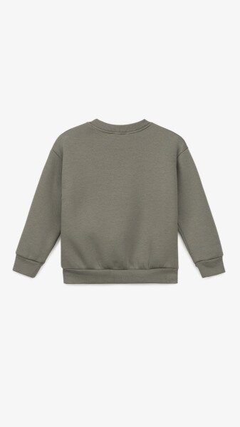 Купить Свитшот с принтом для мальчика First Kids M-186 92 см Хаки Артикул: 2000999198205 Фото №4