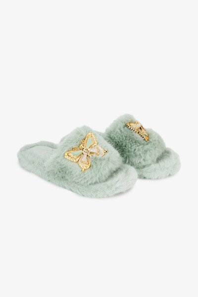 Тапочки для девочки SCARRHETT 1312 30-31 Оливковый