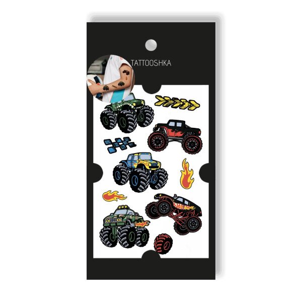 Тату Tattooshka &quot;Машини монстри&quot; L-64 (4825800010358)