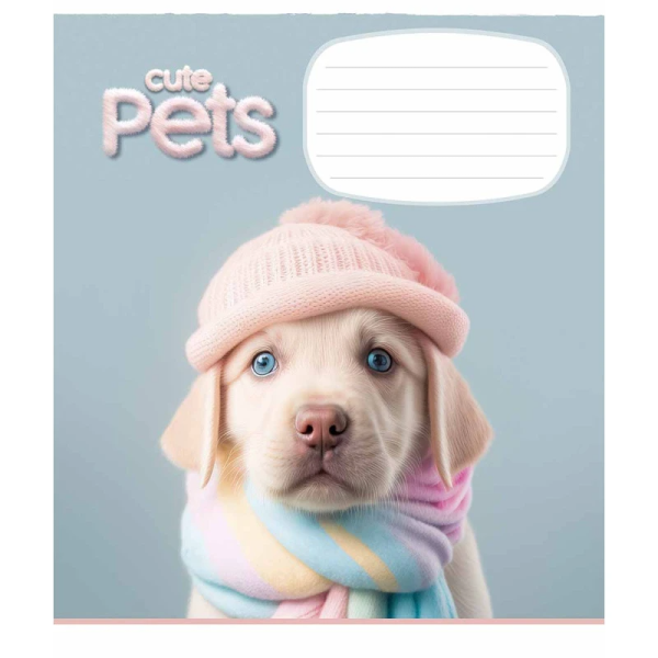 Зошит учнівський &quot;Cute pets&quot; Школярик 012-3253C 12 арк. (482000647045603253)(SC)