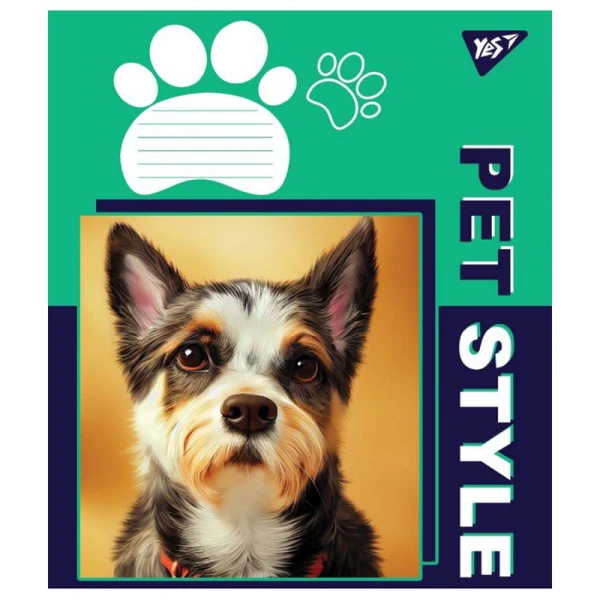 Тетрадь ученическая «Pet style» YES 766310 12 л. (4823092274700)(SC)