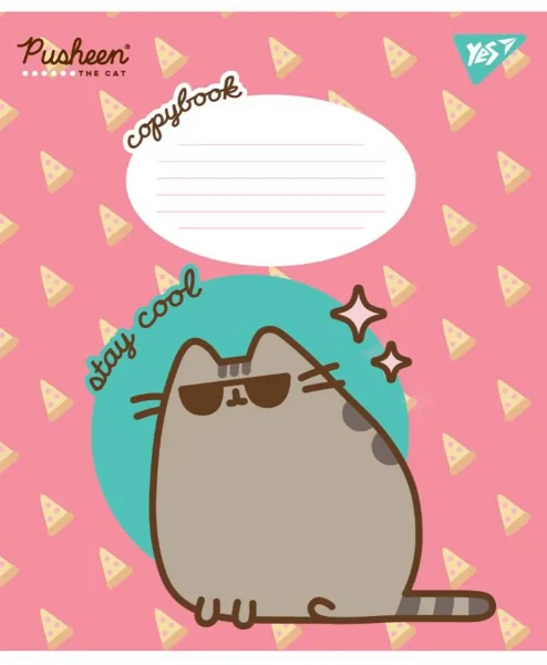 Зошит учнівський &quot;Pusheen&quot; YES 766311 12 арк. (4823092274717)(SC)
