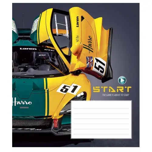 Зошит учнівський &quot;Start the game&quot; Школярик 012-3231C 12 арк. (482000647045603231)(SC)