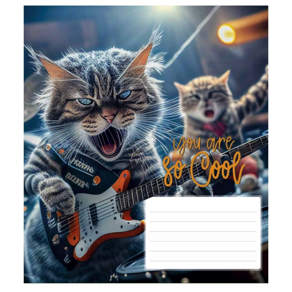 Зошит учнівський &quot;You are so cool&quot; Школярик 012-3241K 12 арк. (482000647043203241)(SC)