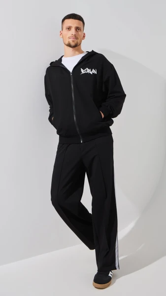 Купить Толстовка с принтом мужская LAWA P-MT02309 XL Черный Артикул: 2888000028020 Фото №4