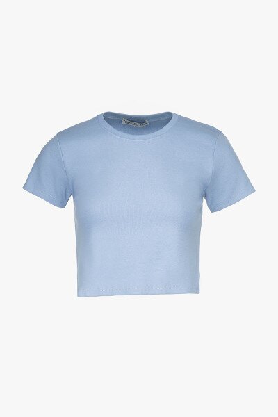 Топ однотонный женский 240288 L/XL Голубой