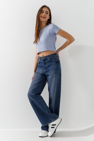 Купить Топ однотонный женский 80677 L/XL Сиреневый Артикул: 2000990998309 Фото №4