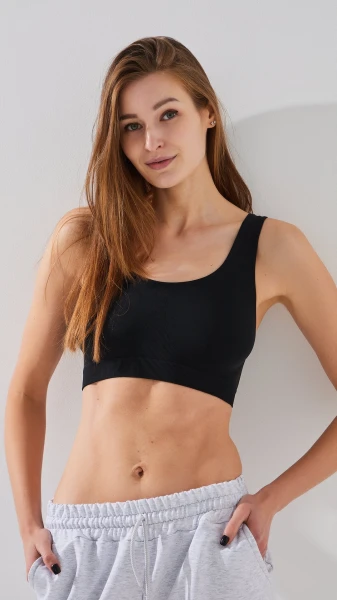 Купить Топ женский TANK S/M Черный Артикул: 4823102996325 Фото №1