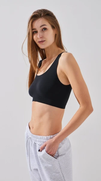 Купить Топ женский TANK S/M Черный Артикул: 4823102996325 Фото №3