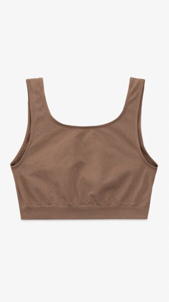 Купити Топ жіночий TANK S/M Кавовий Артикул: 4823102996332 Фото №3