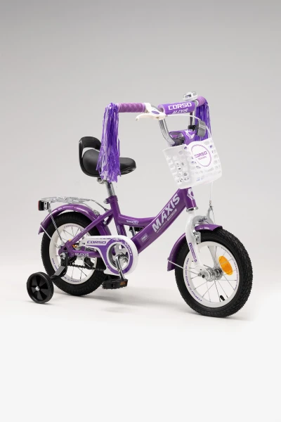 Велосипед дитячий &quot;CORSO&quot; MAXIS CL-12170 12&quot; Бузковий