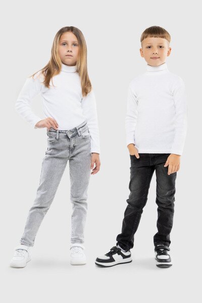 Водолазка однотонная Happy Kids 58 110 см Белый (2000989741589W)