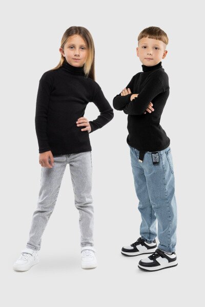 Водолазка однотонная Happy Kids 58 110 см Черный (2000989741541W)