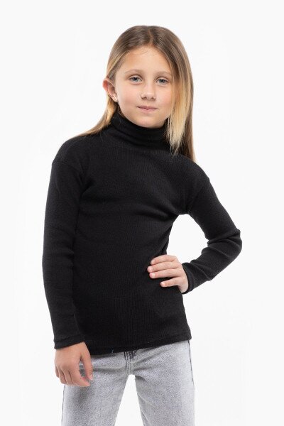 Купить Водолазка однотонная Happy Kids 58 110 см Черный (2000989741541W) Артикул: 2000989741541 Фото №4