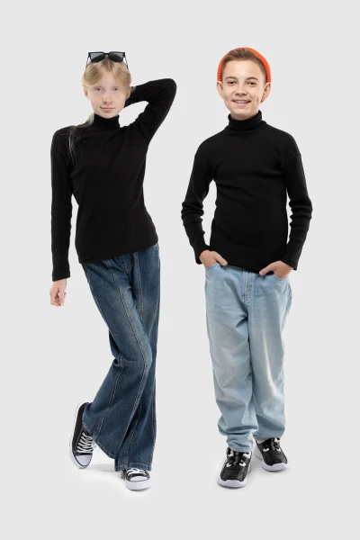 Водолазка однотонна Happy Kids 912 134 см Чорний (2000989741916W)