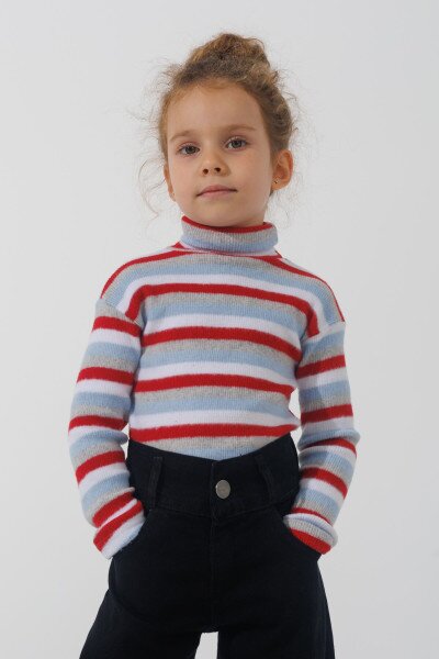 Водолазка з візерунком дитяча Happy Kids 4480 110 см Бордовий (2000990608307W)