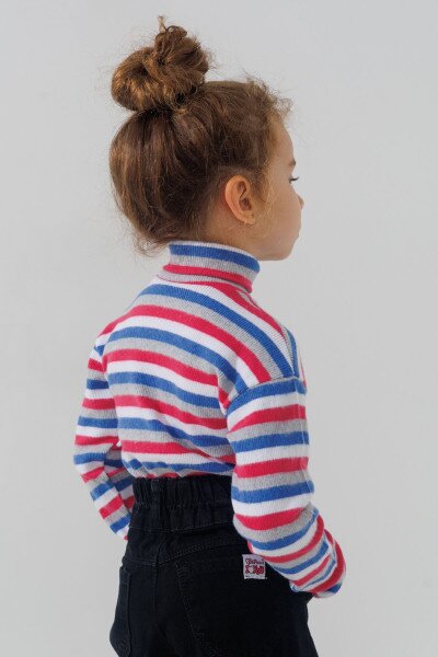 Купить Водолазка с узором детская Happy Kids 4480 110 см Синий (2000990608260W) Артикул: 2000990608260 Фото №3