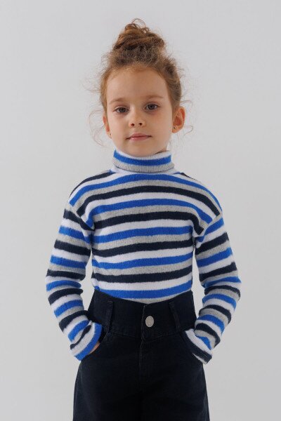 Водолазка з візерунком дитяча Happy Kids 4480 110 см Темно-синій (2000989896548W)