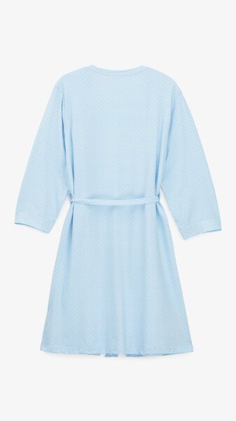 Купить Халат женский Nicoletta 84360 2XL Голубой Артикул: 2000999543784 Фото №4