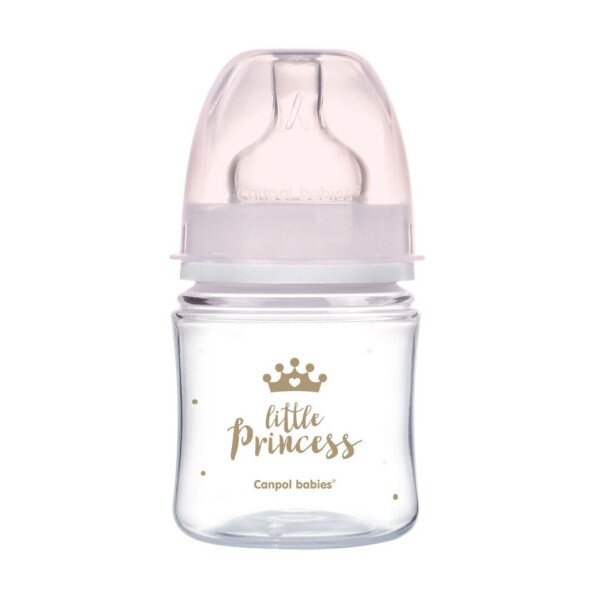 Купить Бутылка антиколиковая детская Easystart Royal baby Canpol babies 35/233 Розовый Артикул: 5901691844407 Фото №1