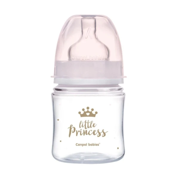 Купить Бутылка антиколиковая детская Easystart Royal baby Canpol babies 35/233 Розовый Артикул: 5901691844407 Фото №1