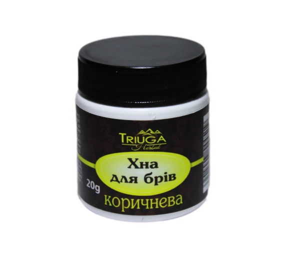 Хна коричневая для бровей аюрведическая Triuga 4519 20 г (8908003544519)